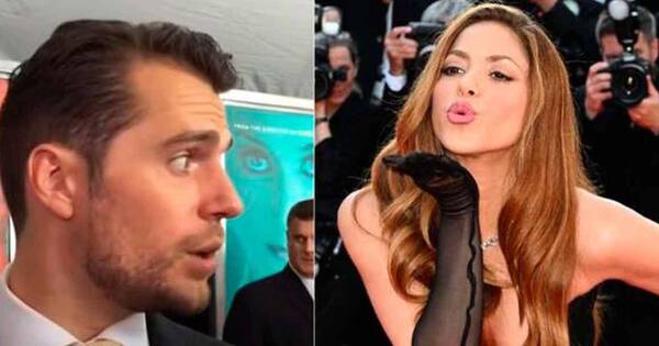 La Nación / ¿Le gustan las latinas? Viral reacción de Henry Cavill al ver a Shakira