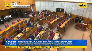 Reeligen a “Cachito” Salomón en la presidencia del Senado - Factor Clave - ABC Color