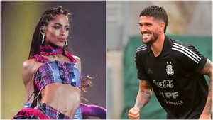 Tini envía tierno mensaje a De Paul - La Prensa Futbolera