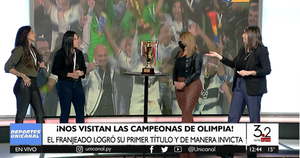 "El club nos está dando nuestro lugar", expresan las campeonas de Olimpia Femenino