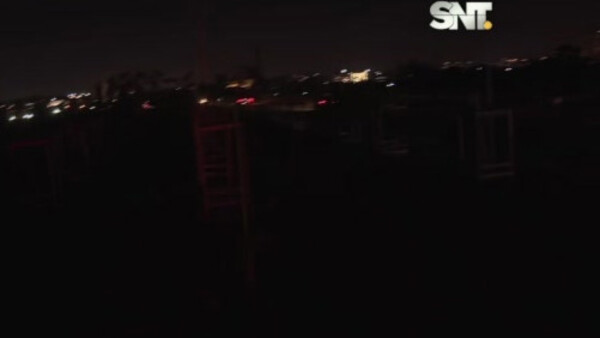 Oscuridad total en Costanera Norte de Asunción - SNT