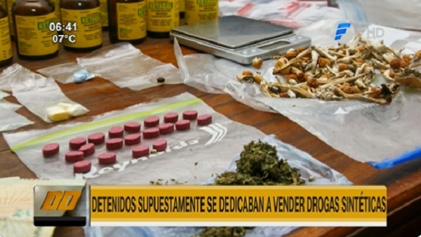 Desbaratan esquema que comercializaba drogas sintéticas y hongos