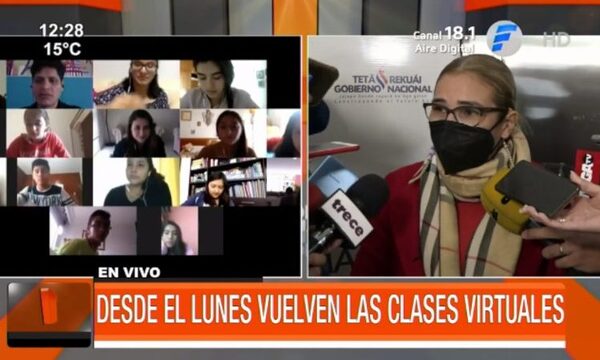 Desde el lunes vuelven las clases virtuales en todo el país - PARAGUAYPE.COM