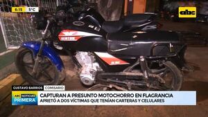 Capturan a presunto “motochorro” en flagrancia - ABC Noticias - ABC Color