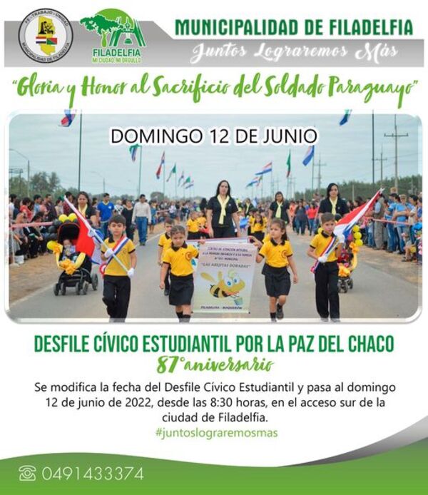 Desfile Estudiantil en Filadelfia pasa para el 12 de junio