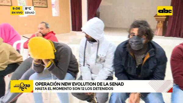 Más de 10 jóvenes detenidos en operativo “New Evolution” de la Senad - ABC Noticias - ABC Color
