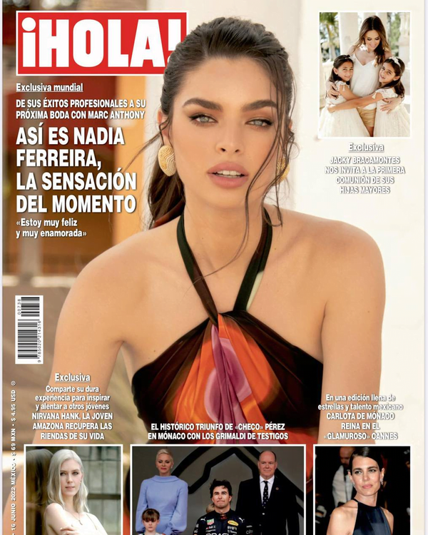 Nadia Ferreira es portada de la prestigiosa revista Hola - Noticiero Paraguay