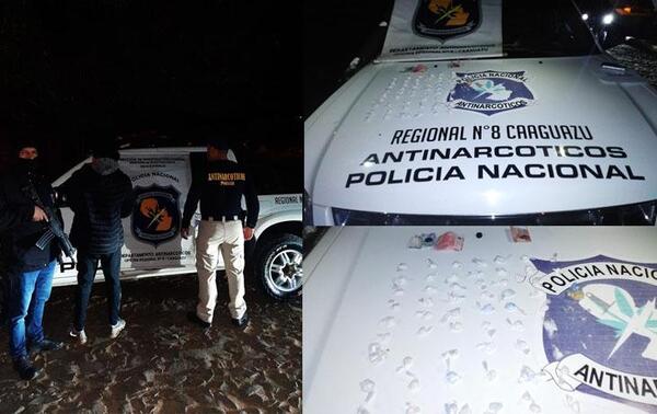 Capturan a un joven que hacía “delivery” de cocaína en Coronel Oviedo – Prensa 5