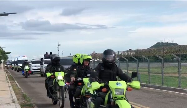 Video: así llegaron a Cartagena los detenidos por el asesinato de Pecci - Policiales - ABC Color