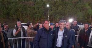 La Nación / Bolsonaro convirtió en un mitin electoral visita a obras del Puente de Integración