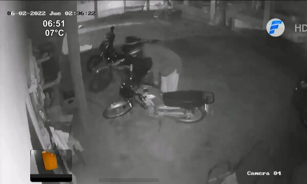 Encapuchados robaron motocicleta de una vivienda de Luque - PARAGUAYPE.COM