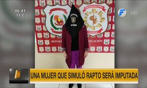 Mujer que simuló rapto será imputada por la Fiscalía - PARAGUAYPE.COM