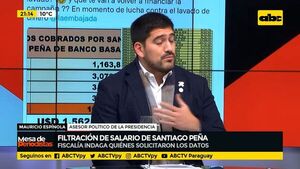 Mauricio Espínola, Asesor Político de la Presidencia, sobre filtración de salario de Santiago Peña - Mesa de Periodistas - ABC Color