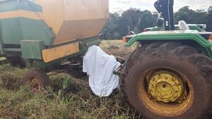 Tragedia: hombre murió tras sufrir accidente con tractor