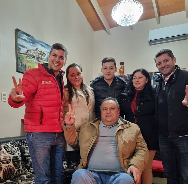 Peña y Alliana visitaron a Adaro Monzón en Yuty - Nacionales - ABC Color