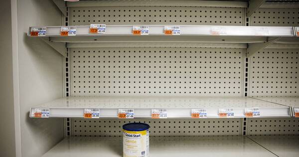 La Nación / EEUU afronta una inédita escasez de leche infantil