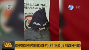 Niño recibió un impacto de bala durante encuentro de vóley