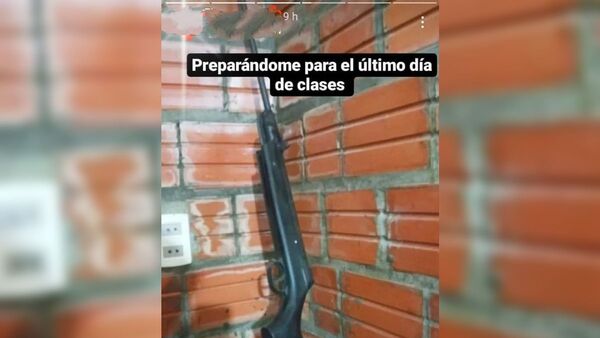 Alumno amenazó con llevar una escopeta al colegio en Villarrica