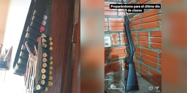 ALUMNO AMENAZÓ CON LLEVAR UNA ESCOPETA AL COLEGIO EN VILLARRICA
