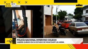 Un estudiante amenazó con tiroteo en colegio de Villarrica - A La Gran 7-30 - ABC Color