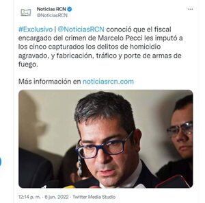 Imputan a los cinco detenidos por el asesinato de Marcelo Pecci - Policiales - ABC Color