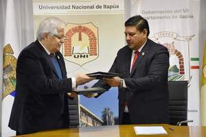 Gobernación firma convenio con la Universidad Nacional de Itapúa