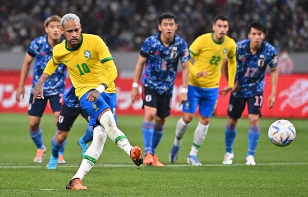 Neymar da a Brasil una sufrida victoria ante Japón