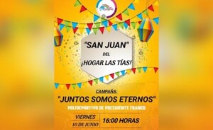 Hogar Las Tías tendrá su San Juan el viernes 10 de junio