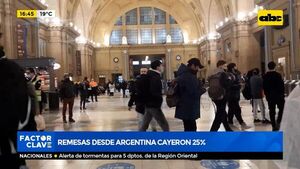 Remesas desde Argentina cayeron 25% en primer trimestre - Factor Clave - ABC Color