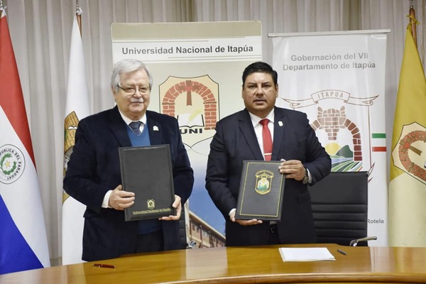 UNI Y LA GOBERNACIÓN DE ITAPÚA FIRMAN CONVENIO PARA BECAS