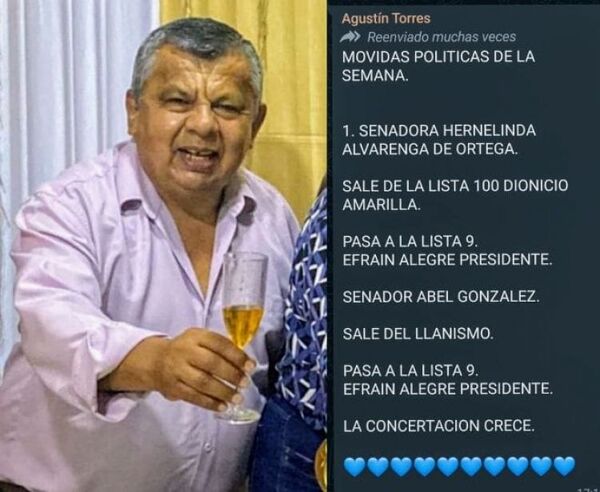 La perversa idea de Agustín Torres de dividir a Ronald Acevedo y Efraín Alegre en Amambay