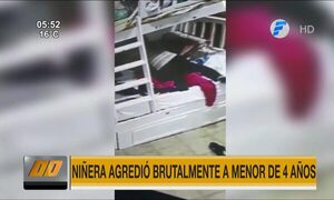 Niñera agredió brutalmente a niño de 4 años en vivienda de Asunción | Telefuturo