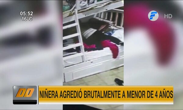 Niñera agredió brutalmente a niño de 4 años en vivienda de Asunción | Telefuturo