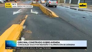 Polémica por habilitación de giro a la izquierda en Asunción  - ABC Noticias - ABC Color