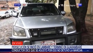 Conductor “asustado” es perseguido por varias ciudades por policías