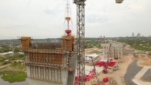 Puente Héroes del Chaco: culminó superestructura laminar, lado Asunción - .::Agencia IP::.