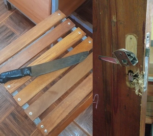Delincuentes violentan puerta y hurta tres notebooks de escuela - La Clave