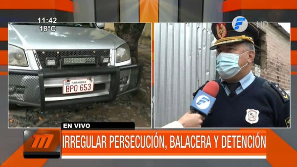 Persecución y disparos: Conductor dijo que se asustó