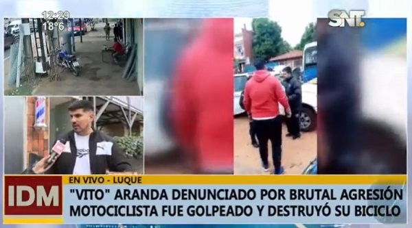 José “Vito” Aranda protagoniza pelea con motociclista