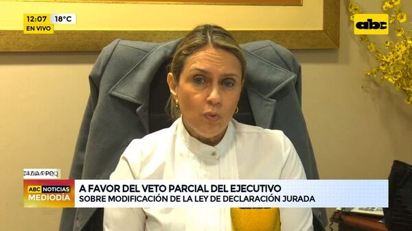 Diputada Vallejo, a favor de modificación de ley de DD.JJ. - ABC Noticias - ABC Color