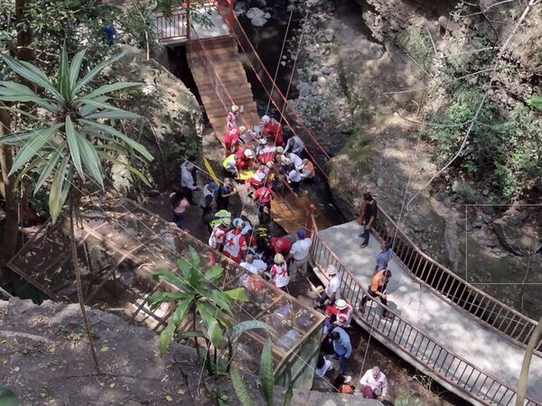 Video: puente colgante cae durante su reinauguración en México - Mundo - ABC Color