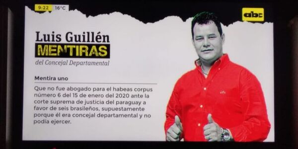 Fiscalía de Brasil dice que concejal colorado hizo declaración falsa para defender a líder narco