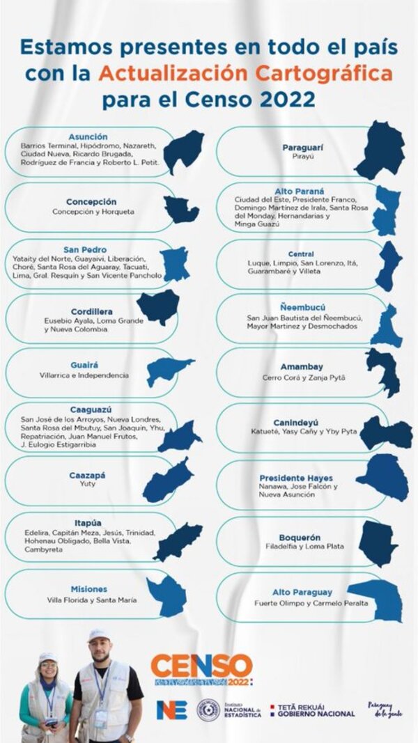 Actualizan la cartografía a nivel país de cara al Censo Nacional 2022 - ADN Digital