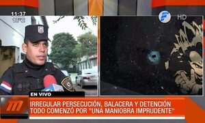 Irregular persecución, balacera y detención - PARAGUAYPE.COM
