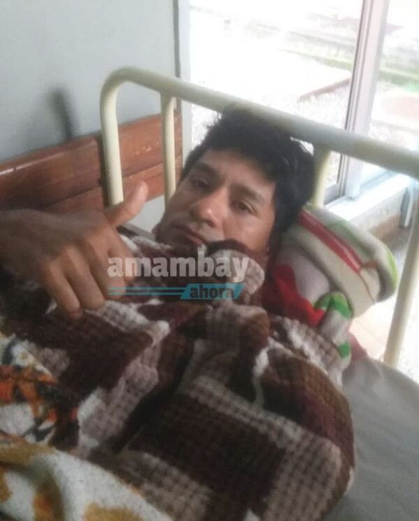 Hombre fue herido con impactos de bala por supuestos asaltantes en Cerro Akãngue
