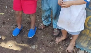 Una madre abandonó a sus cuatro hijos pequeños en Lambaré - Noticiero Paraguay