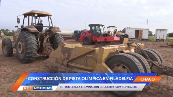 Construcción de Pista Olímpica en campo municipal de Filadelfia