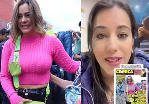 Crónica / [VIDEO] Desde el Mercado 4 salieron a defender con todo voi a Lari Riquelme