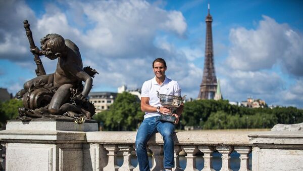 Rafael Nadal se somete a un tratamiento en el pie