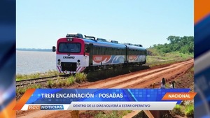 Este mes de junio el tren Encarnación – Posadas volverá a estar operativo.